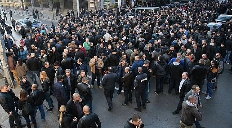 Служебните охранители излязоха на протест 