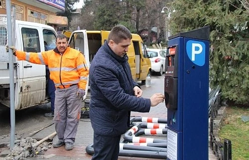 Първият паркинг автомат във Велико Търново - повреден само след седмица