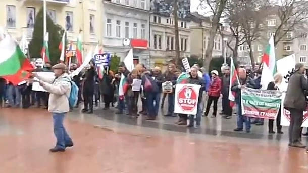 Протест във Варна срещу визитата на Ердоган 