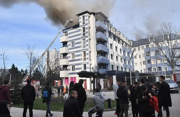 Голям пожар в Студентски град