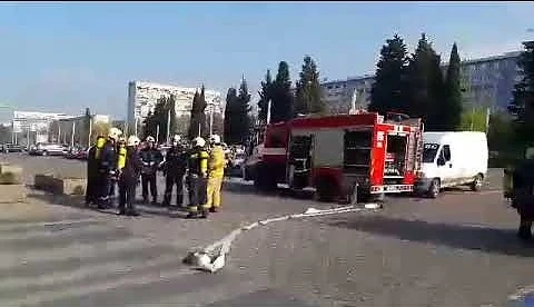 Учебна евакуация в бургаски мол