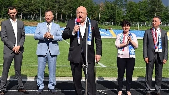 Министър Кралев откри обновения стадион „Дружба“ в Кърджали