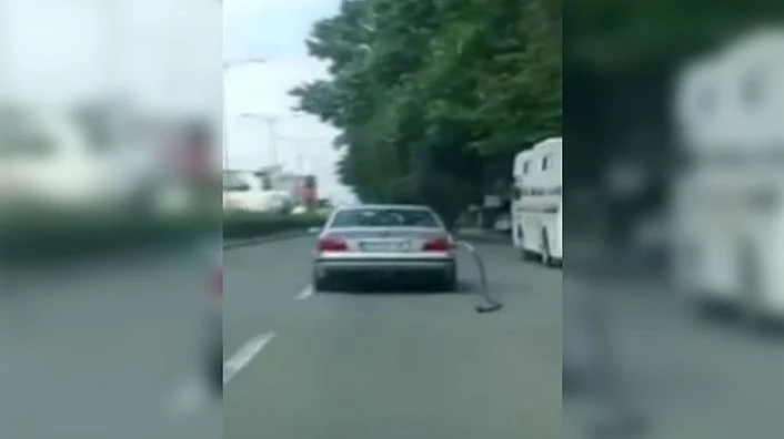 Пловдивчанин тръгна с маркуча от бензиностанция (ВИДЕО)