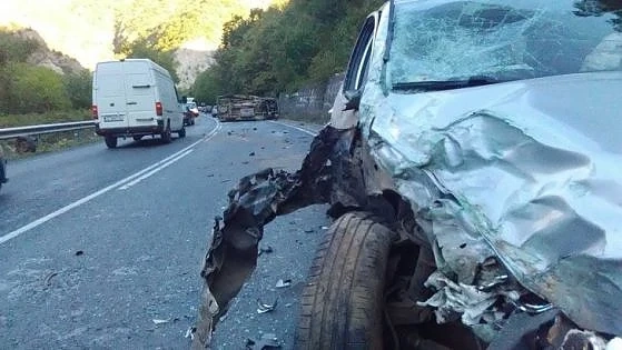 Тежка катастрофа в Кресненското дефиле