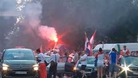 Въпреки загубата: Балканска фиеста в цяла Хърватия