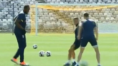 Юсейн Болт направи първа тренировка със Сентрал Коуст Маринъс