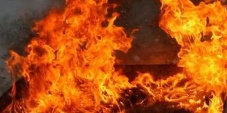 Горяха 500 декара в района на град Баня