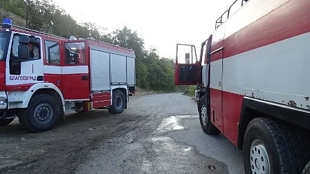 Пoжар край Мизия
