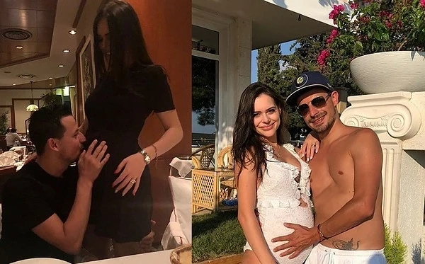 Ето я бременната снаха на Доган