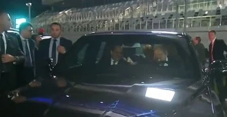 Путин повози египетския президент по писта за Формула 1