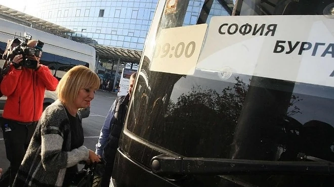Мая Манолова хвана автобуса за Стара Загора