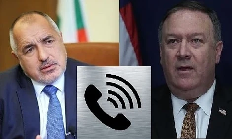 Борисов проведе телефонен разговор с държавния секретар на САЩ  Майк Помпео