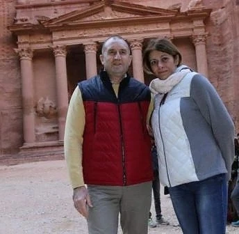 Президентът Радев и съпругата му Десислава посетиха древния град Петра (СНИМКИ)