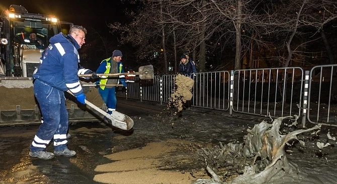 Голяма авария със строежа на метрото в София