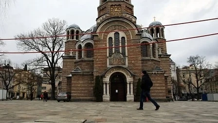 Вандали надраскаха църквата „Св. Седмочисленици“ в София (СНИМКИ)