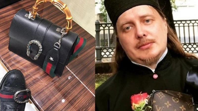 Свещеник предизвика скандал, хвалил се с дизайнерските си чанти и обувки