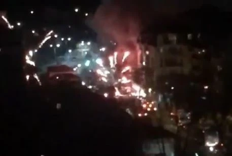 Пожар в магазин за пиратки в Пловдив