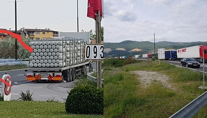 Теч на газ блокира Е-79 на входа на Благоевград