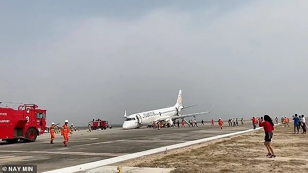 Самолет се приземи аварийно в Мианмар 