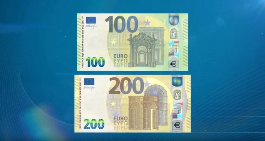  Пускат новите банкноти от 100 и 200 евро 