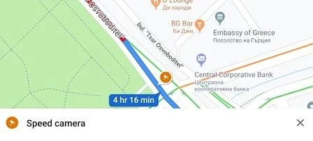 „Google maps” вече показва камерите на КАТ и ограниченията 