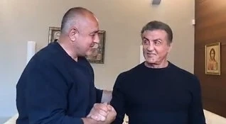 Бойко Борисов се срещна със Силвестър Сталоун