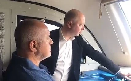 Борисов подкара влака (ВИДЕО)