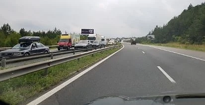 Тапа от 5 км. на Вакарел в посока София (СНИМКА)
