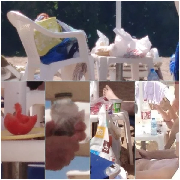 Бай Ганьо на плаж в Гърция