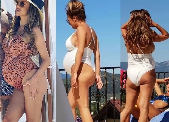 Златка не пропуска да се снима по бански