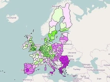 Северозападът вече не е най-бедният регион в Европа