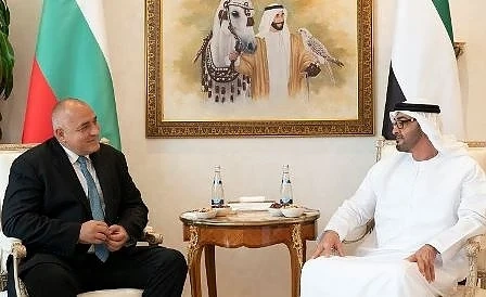 Борисов разговаря с шейх Мохамед бин Зайед Ал-Нахаян, престолонаследника на Абу Даби 