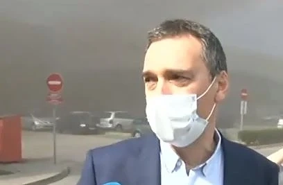 Голям пожар в хипермаркет в Бургас
