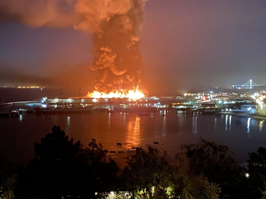 Голям пожар в Сан Франциско 