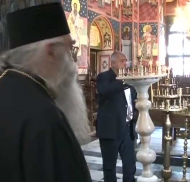 Премиерът Бойко Борисов посети Рилския манастир (ВИДЕО)