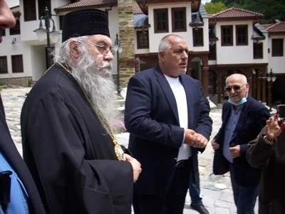 Бойко Борисов на инспекция в Рилския манастир 