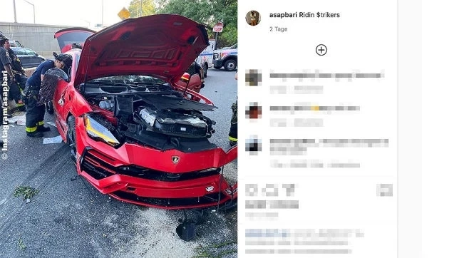 Рапър помля ново Lamborghini Urus