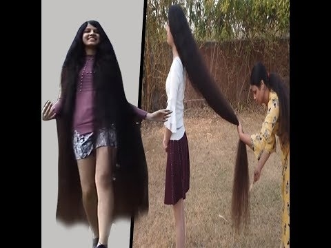 Индийка е с най-дългата коса в света (видео)
