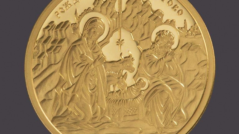 БНБ пуска златна монета Рождество Христово
