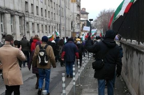 Протестно шествие по улиците на София