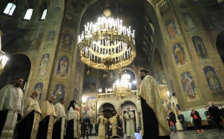 Молебен за Трети март в катедралата Св. Александър Невски
