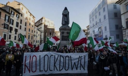 Локдаун за Великден в Италия