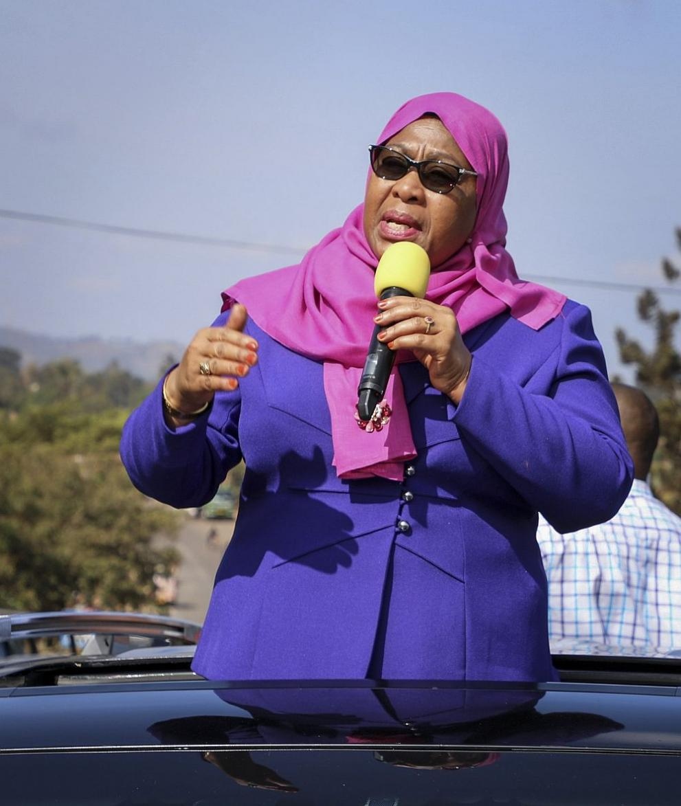 Вицепрезидентката на Танзания Самия Сулуху Хасан встъпи днес в длъжност