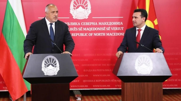Бойко Борисов разговаря с премиера на С. Македония Зоран Заев