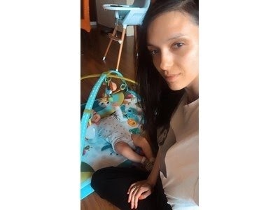 Луиза Григорова и 6-месечният й син с COVID