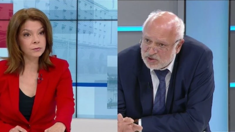 Надя Обретенова от БНТ и проф. Минеков се скараха в ефир