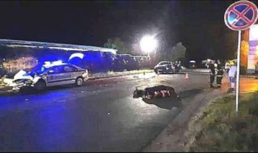 Патрулка се заби в стадо коне в Тетевен