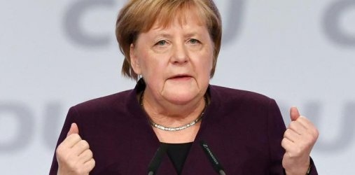 Канцлерът на Германия Ангела Меркел е на последното си посещение
