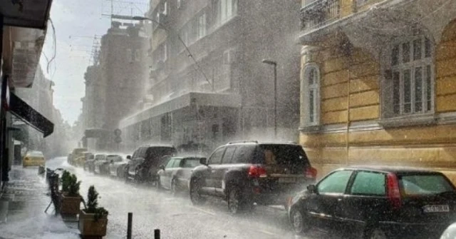България под вода. Мощна буря удари и София