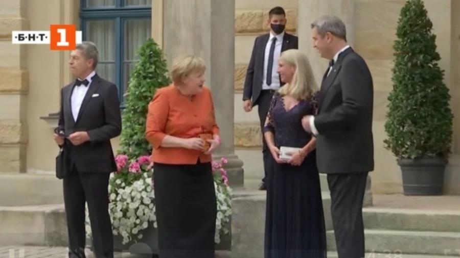 Ангела Меркел на опера